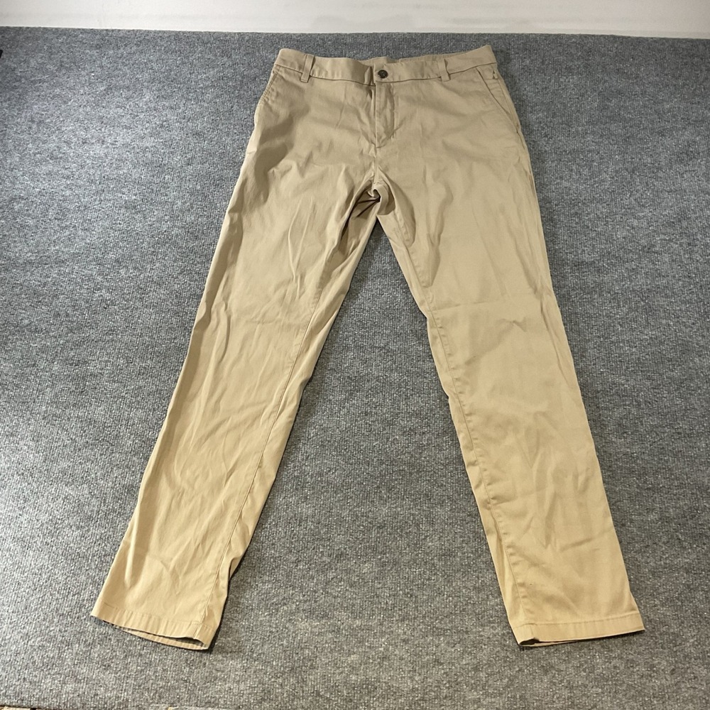 Birddogs Khaki Pants Mens 33x32 Tan Chino Stretch Cotton Blend Boomstick